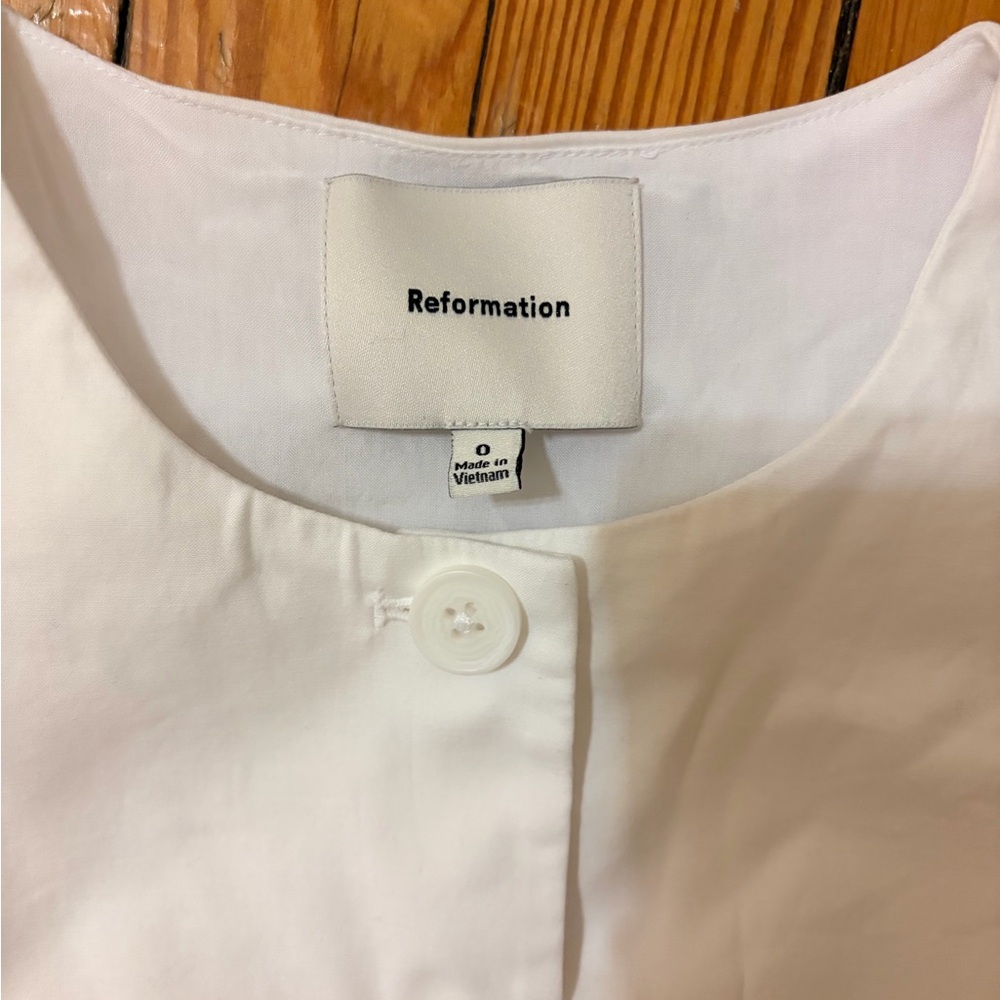 Reformation Rory Vest Blouse - Picture 4 of 4